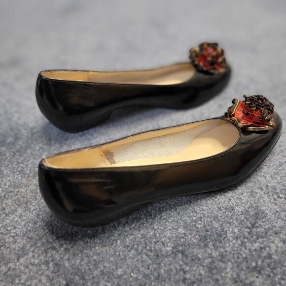 New - Salvatore Ferragamo Vintage Black Pumps Women Size 6.5 - Picture 15 of 16